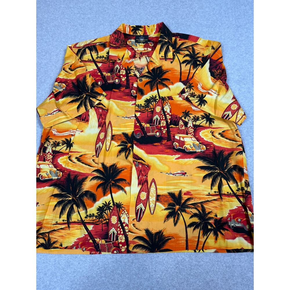 Royal Creations Hawaii Mens Size XXL Short Sleeve Tropical Button Up Shirt